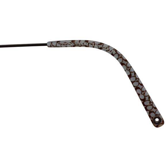 Coach Nicky (113) Coffee 49-17-130mm Eyeglasses FRAMES ONLY - GOOD CONDITION - Picture 8 of 12